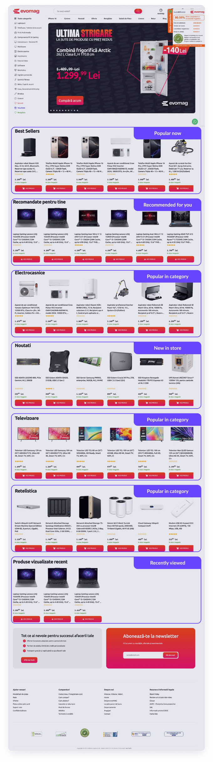 Examples - Evomag - Homepage