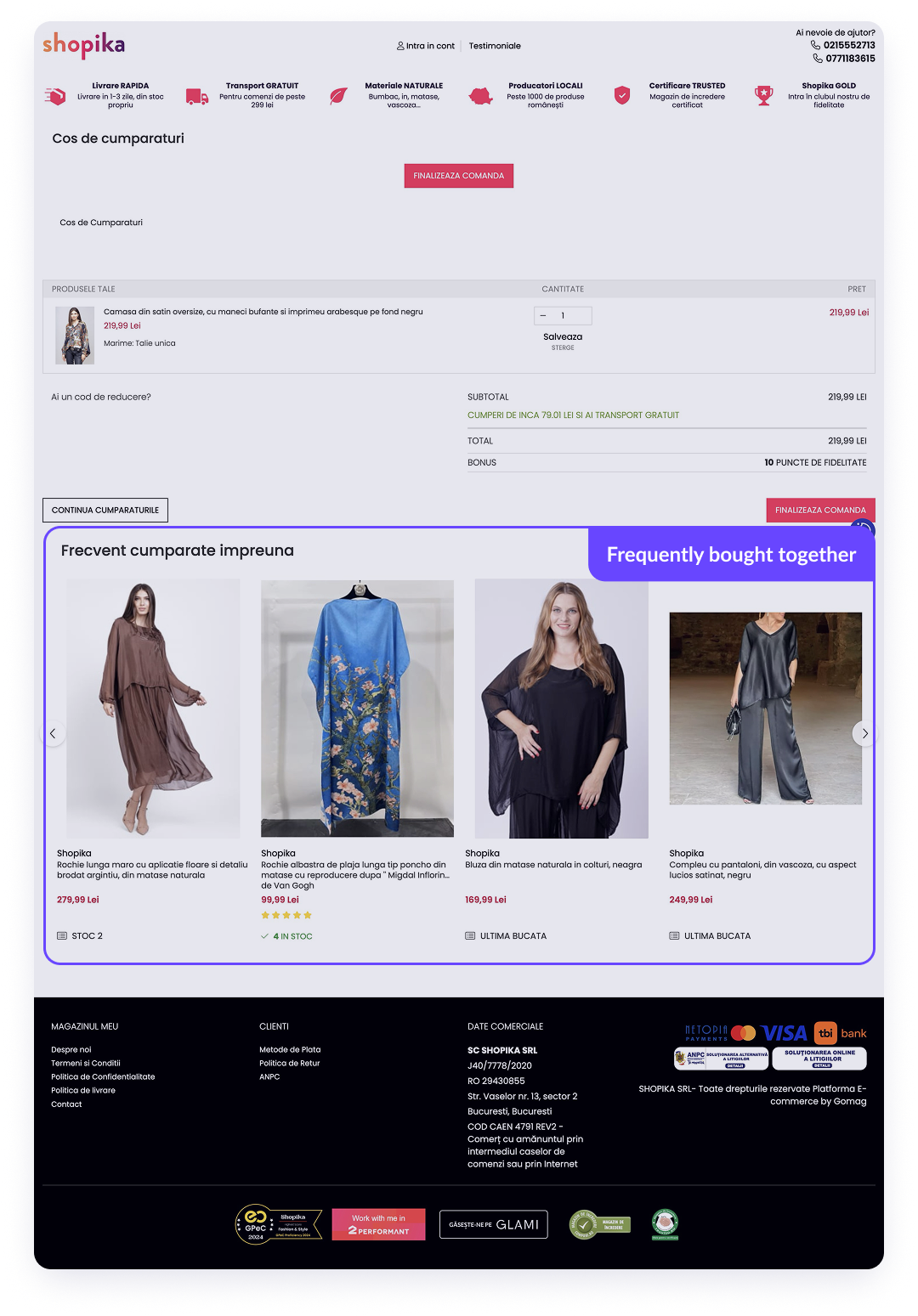 Examples - Shopika - Cart