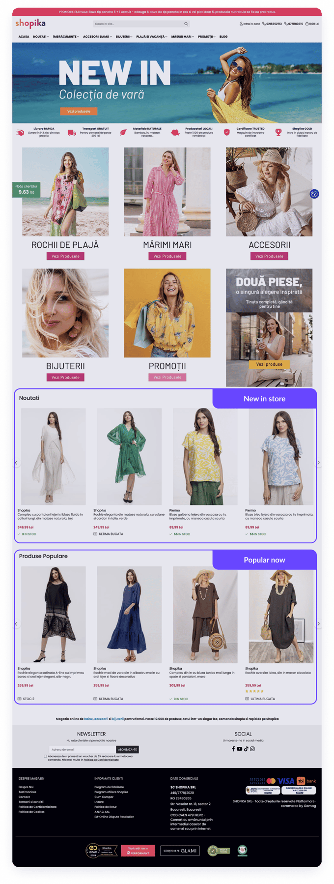 Examples - Shopika - Homepage