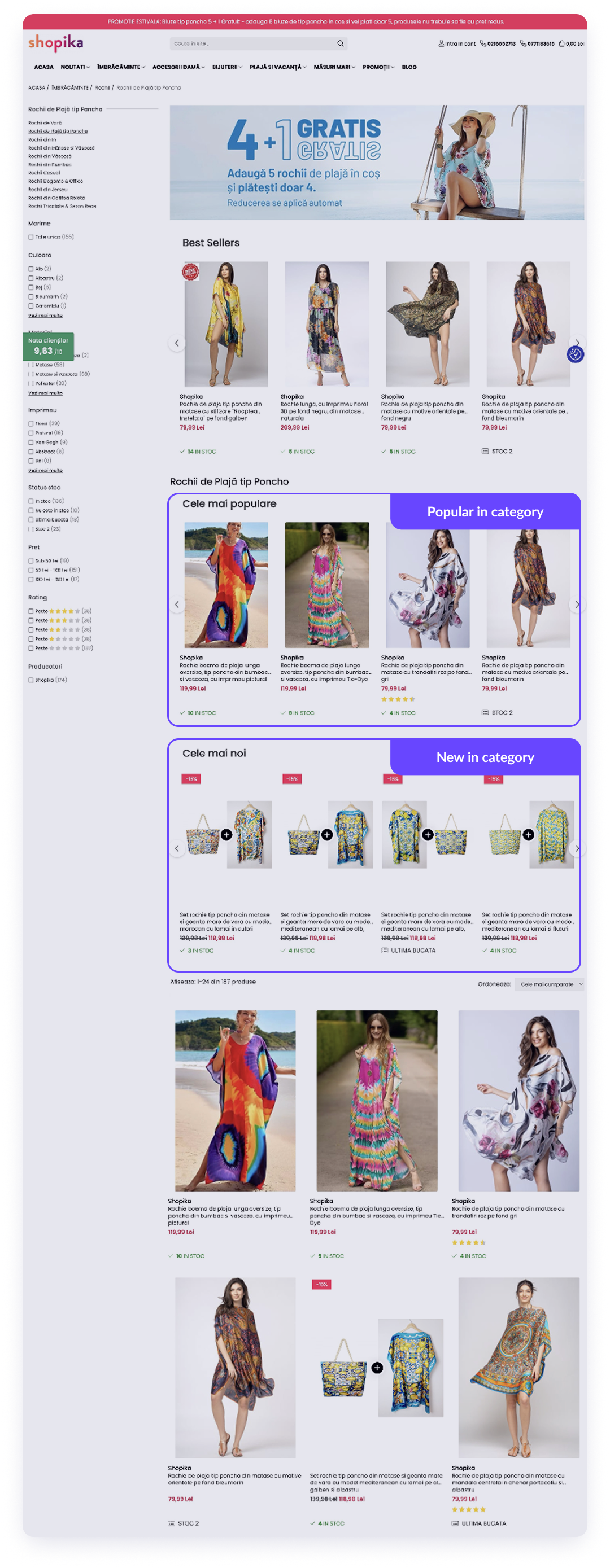 Examples - Shopika - PLP