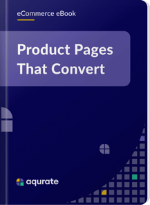 Aqurate eBook - Product Pages that Convert front cover Aqurate eBook - Product Pages that Convert front cover