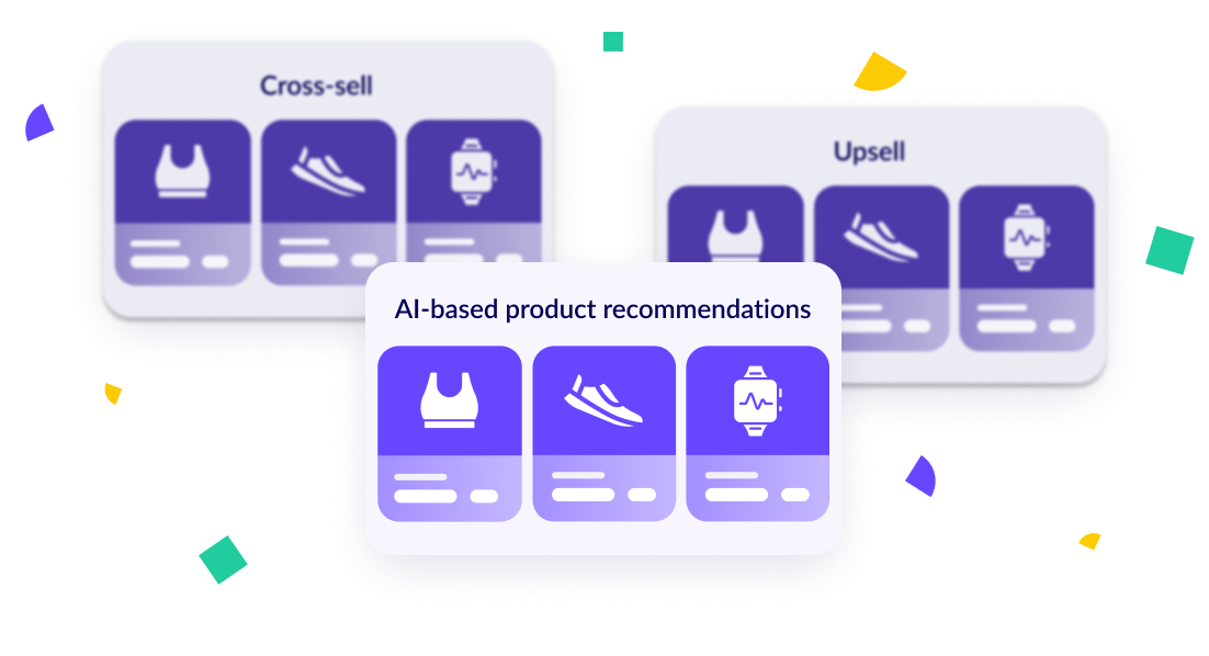 Widgets για cross-selling, upselling και AI προτάσεις προϊόντων